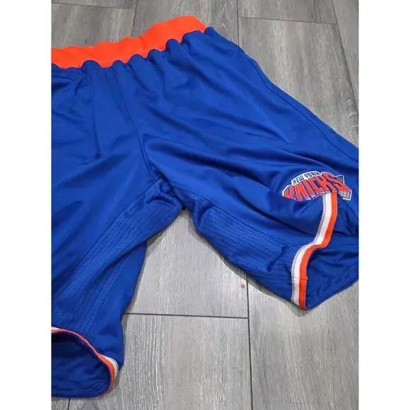 Adidas NBA New York Knicks Basketball Shorts Blue XL A004292 - Picture 11 of 11